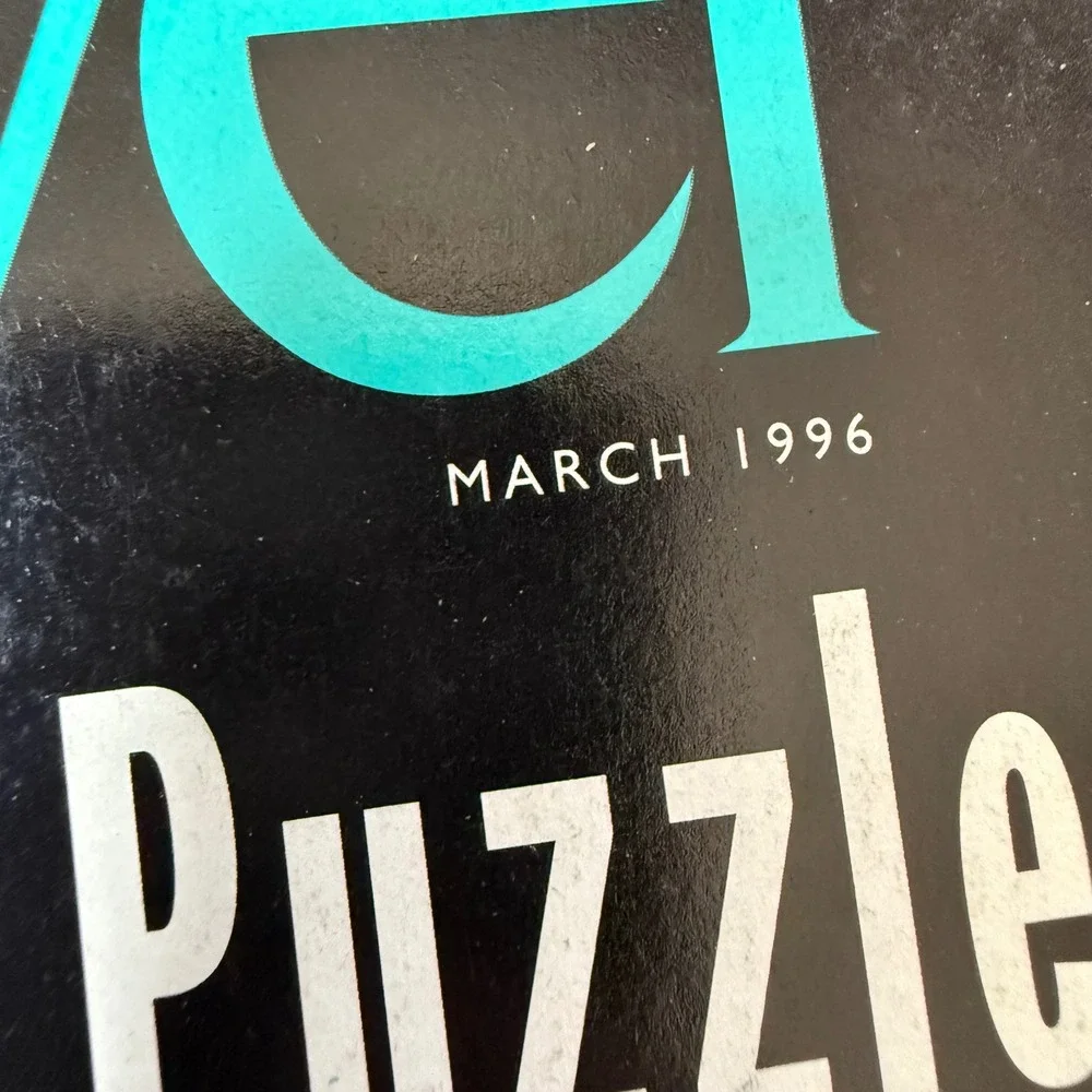 Discover Magazine March 1996 The Great Chinese Puzzle The World of Science‎